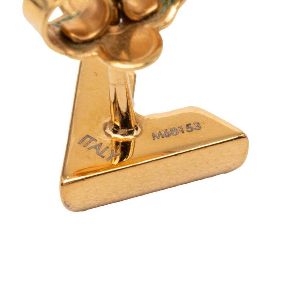 LOUIS VUITTON Gold Earrings - Picture 3 of 4
